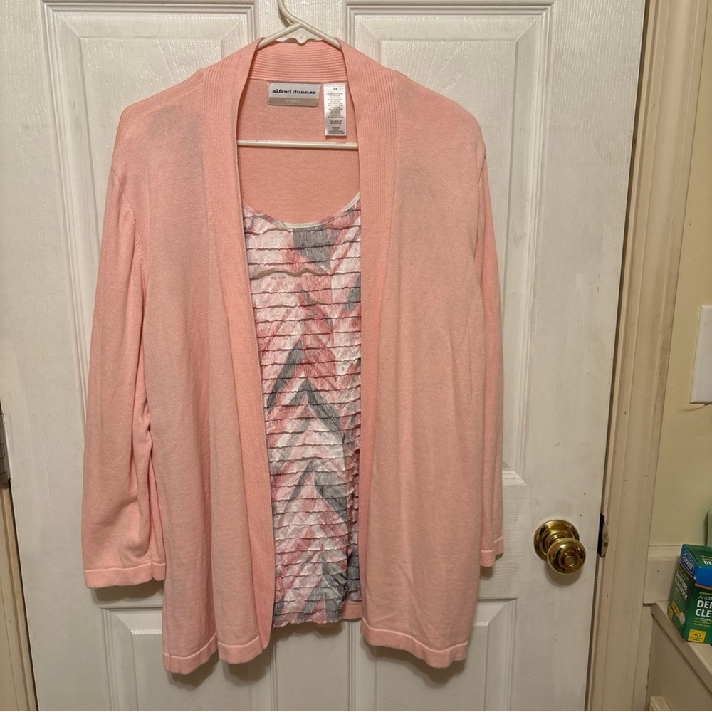 Alfred Dunner Pink Women's Sweater